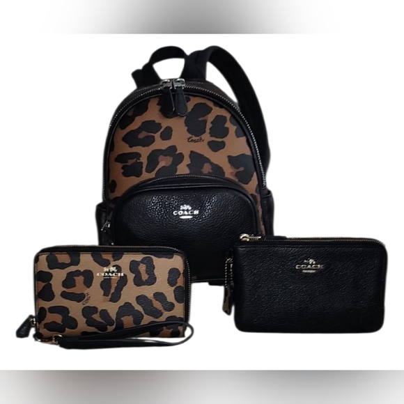 Coach Court MINI Backpack, Wallet, and Double Corner Wristlet - Picture 1 of 1